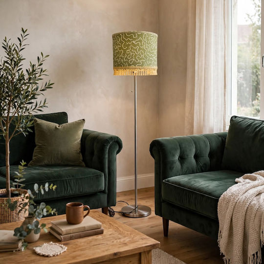 Oxygen Gold Pearl Floor Lamp H165cm. Green Oxygen Gold Pearl Floor Lamp H165cm. Green