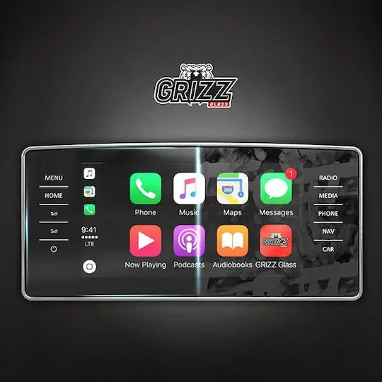 Matte Sheets Grizzglass Card Display Protection Opel Combo 4 10" 2023-2026 2-in-1