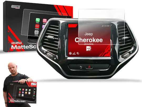 Ματ Φύλλο Grizzglass Προστασίας Οθόνης Αυτοκινήτου Jeep Cherokee 2019-2023