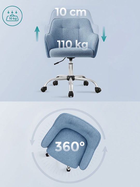 Songmics Bürostuhl Blau