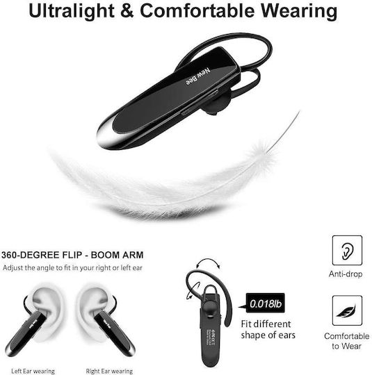 NewBee Căști Bluetooth Handsfree In-ear Negru