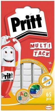Pritt Multi-Aufkleberkleber für Papier 65 Stück Weißer Kleber