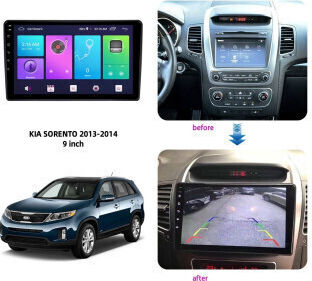 Smartic Fascia Compatible with 9" Screen for Kia Sorento 2012 2015