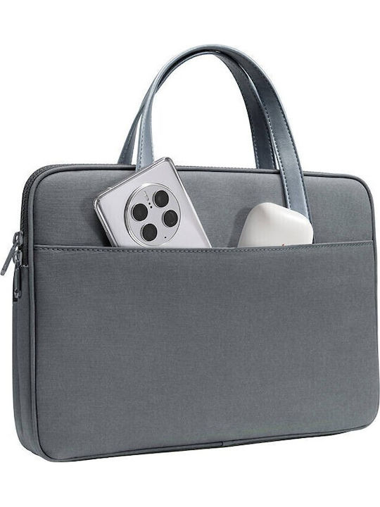 tomtoc Geantă Impermeabilă pentru Laptop de 13.5" în Culoare Gri