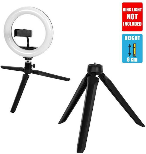 GloboStar Ringlicht 19,5 cm mit Tischstativ