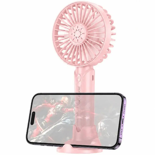 Borofone Handyventilator für Mobiltelefone Rosa DBF01PRECIOUS