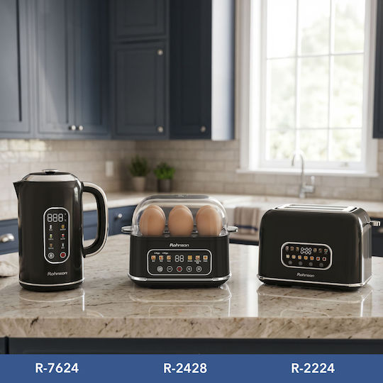 Rohnson 2 Slot Toaster 900W Inox