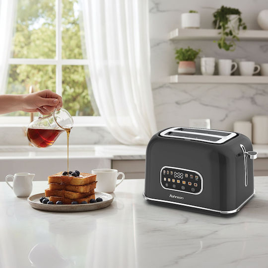 Rohnson 2 Slot Toaster 900W Inox