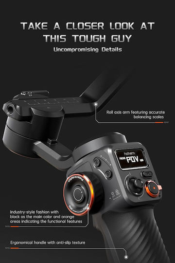 Hohem Handy-Gimbal mit 18 Stunden Laufzeit