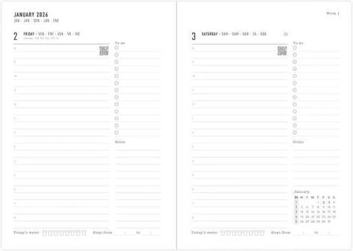 Letts Agendă Zilnică Conscious A6 2027