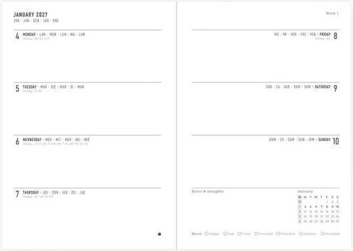 Letts Wochenkalender A5 2027
