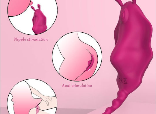 Ophelia's Dream Mini Vibrator for Couples with Remote Control 9.9cm Pink