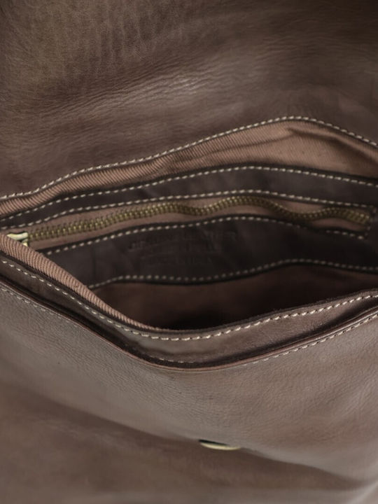 Tabac Brown Leather Men's Messenger Bag