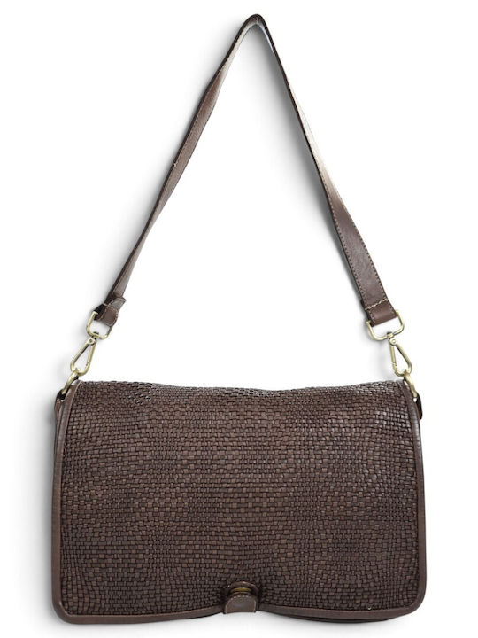 Tabac Brown Leather Men's Messenger Bag