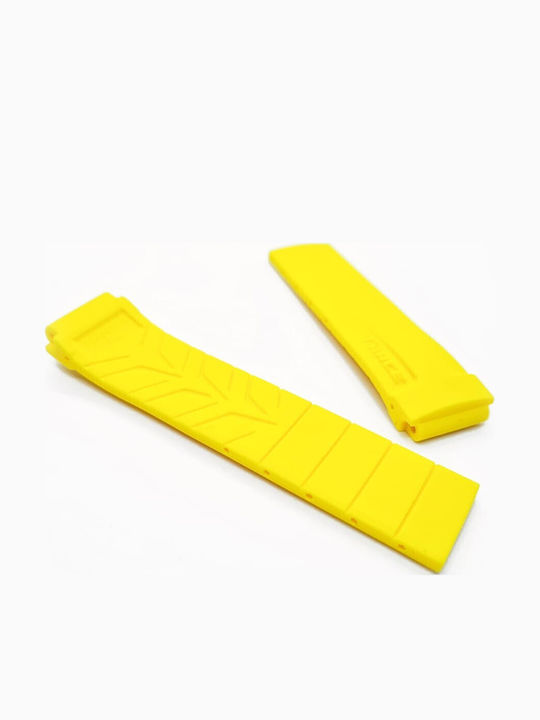 Tissot T-race Gummi-Armband Gelb 21 mm Tissot T-race Gummi-Armband Gelb 21 mm