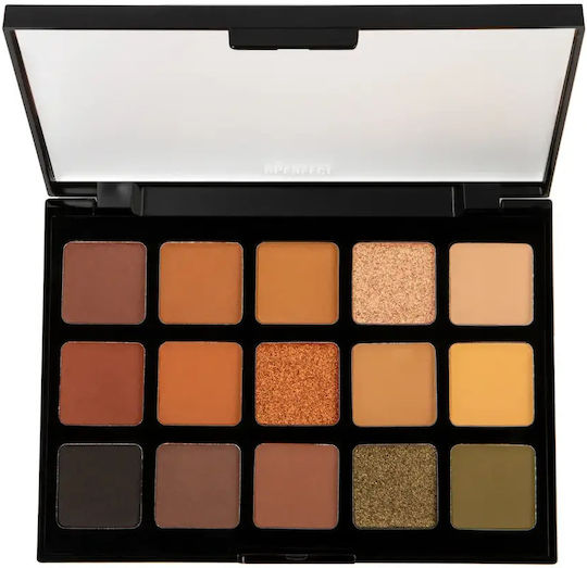 BPerfect Cosmetics Paletă Muted cu Farduri de Pleoape Mate Presate Muted Ii