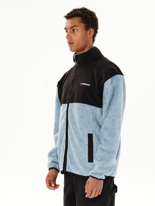 Emerson Jachetă Bărbătească Fleece Pr629 Siel Fog/Black