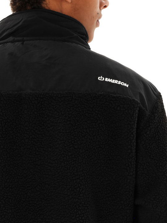 Herren-Fleecejacke Schwarz