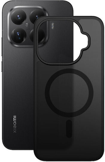 Crong Hybrid Matte Магнитен Заден Калъф Черен (Xiaomi 15T Pro)