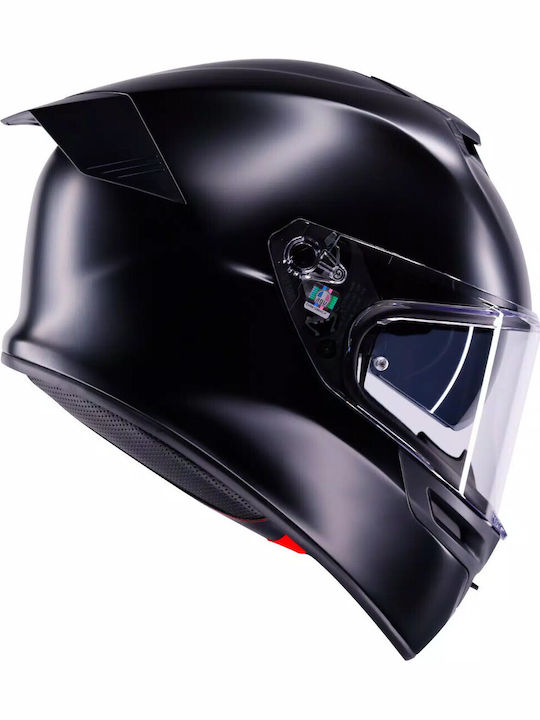 AGV K5 Black Matt Full Face Motorcycle Helmet ECE 22.06 1500gr with Pinlock and Sunvisor