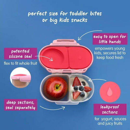 B.Box Mini Plastic Kids’ Food Container Purple