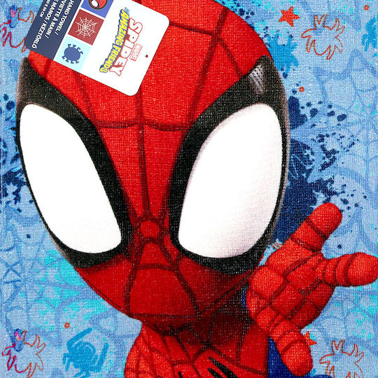 Prosop Pentru Față și Mâini Pentru Copii Marvel Spidey Blue 30x50cm – 100% Bumbac Fml365969 Albastru 30x50cm