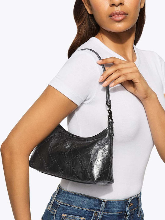 Kurt Leather Women's Black Shoulder Bag