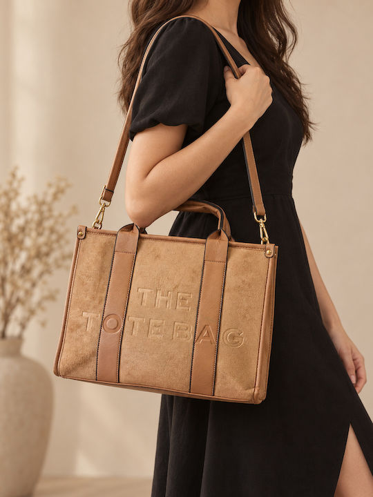 Set Women's Tote Bag Tabac Brown