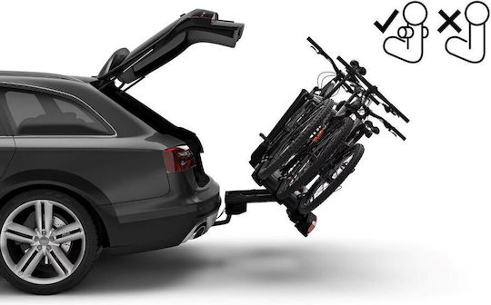 Thule Стойка за Автомобилен Теглич за 3 Велосипеда
