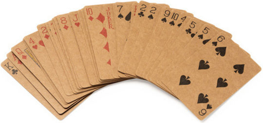 Playing Cards 1 Piece Paper Brown