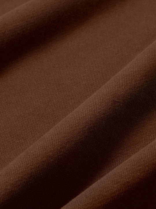Studio Fleece Παντελόνι Φόρμας Fleece Καφέ