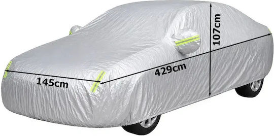 Verk Group Κουκούλα 429x145x107cm Αδιάβροχη XLarge που Στερεώνεται με Ιμάντες