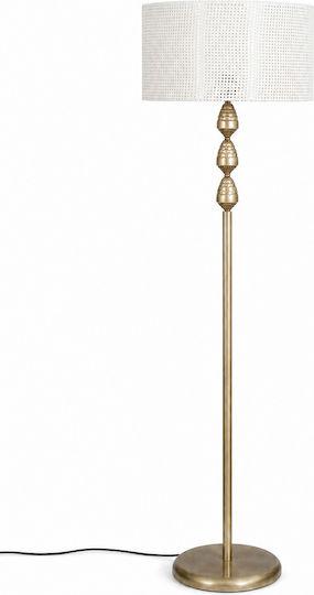 SteweHome Floor Lamp H153cm Burgundy