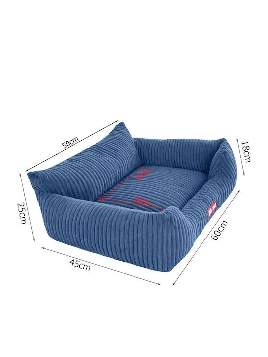 Verk Group Elevated Dog Bed Blue 60x45 cm