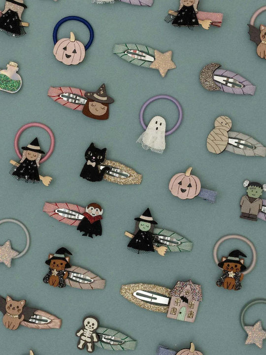 Mimi & Lula Halloween Cat Комплект Детски Щипки За Коса 5 Броя