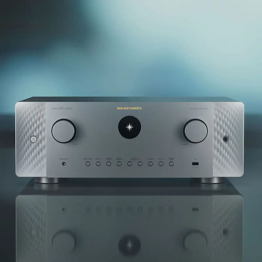 Marantz Cinema 60DAB Series 2 Home Cinema Amplifier 4K/8K 7.2 Channels 100W/8Ω 140W/6Ω with HDR and Dolby Atmos Silver