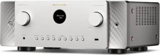 Marantz Cinema 60DAB Series 2 Home Cinema Amplifier 4K/8K 7.2 Channels 100W/8Ω 140W/6Ω with HDR and Dolby Atmos Silver