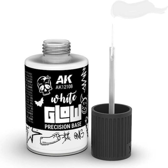 AK Interactive Цвят за моделиране Fluor White Glow 30 мл