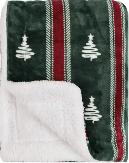 Kentia Snow Sherpa Sofa Blanket 130x170cm Snow