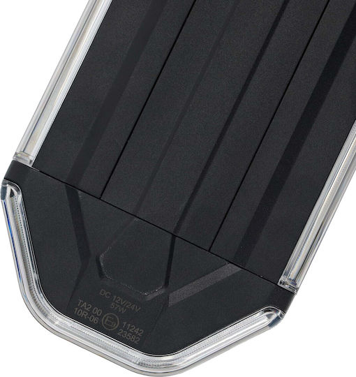Einparts LED-Autowarnleiste 12 / 24 V mit orangefarbener Beleuchtung