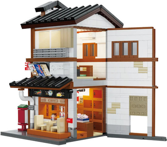 CaDA Bricks Cuburi de Construit Japanese Tapas Bar pentru 14+ Ani 1195 Piese
