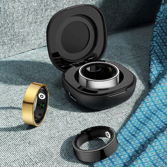 Booster Smart Ring Größe Wasserdicht mit Pulsmesser Titan