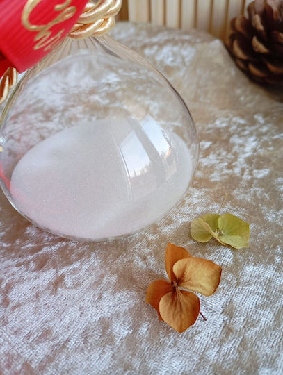 By Anastasia's Art Creations White Glass Home Lucky Charm