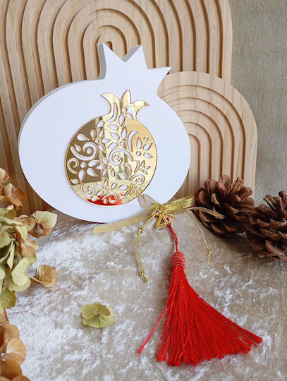 By Anastasia's Art Creations Ρόδι από Πλεξιγκλάς