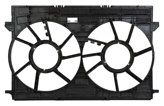 Volkswagen Car Radiator Fan Frame for Audi A4