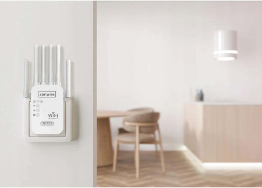 Zenwire WD-R1201U WiFi Extender Dual Band (2.4 & 5GHz) 1200Mbps