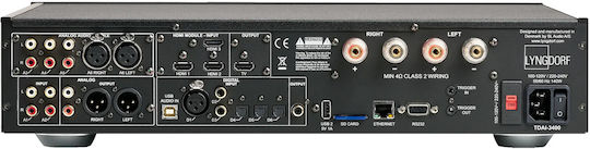 TDAI-3400 & HDMI 2.1 Module Integrated Hi-Fi Stereo Amplifier 400W/4Ω 200W/8Ω Black