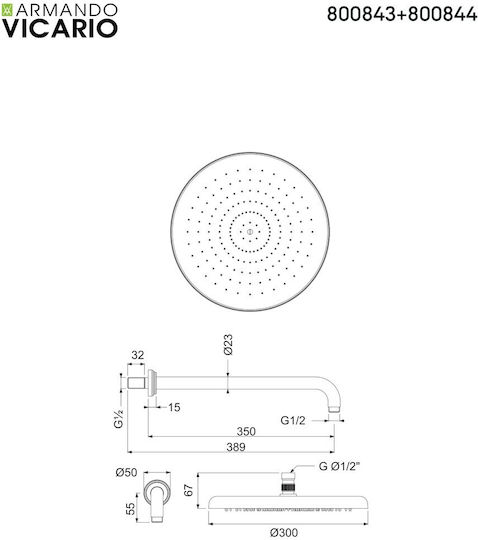 Armando Vicario για Ντουζιέρα 2 Εξόδων
