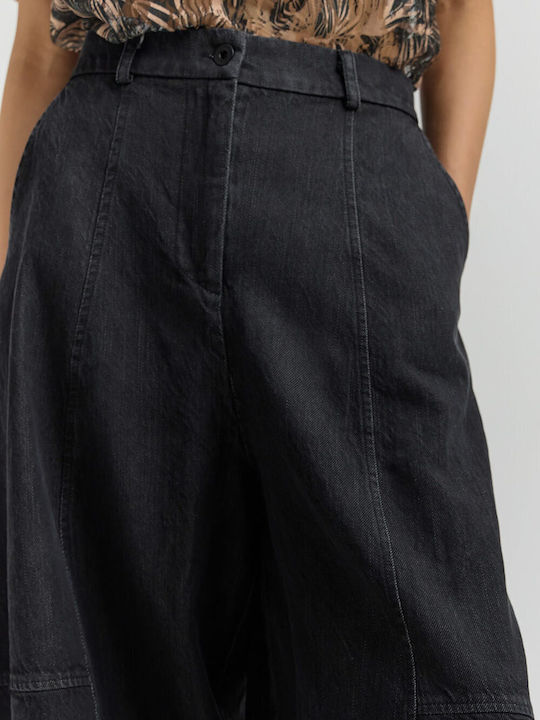 Rinda Damenjeans in lockerer Passform Schwarz