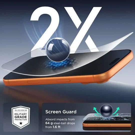 Tech-Protect Tempered Glass 10τμχ (iPhone 15 Pro Max)
